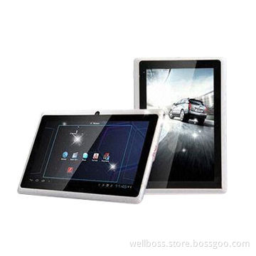 Cheapest Q88 7-inch Tablet PC, Android 4.4, All-winner A13, 1.2GHz CPU, 512MB, 4GBNew